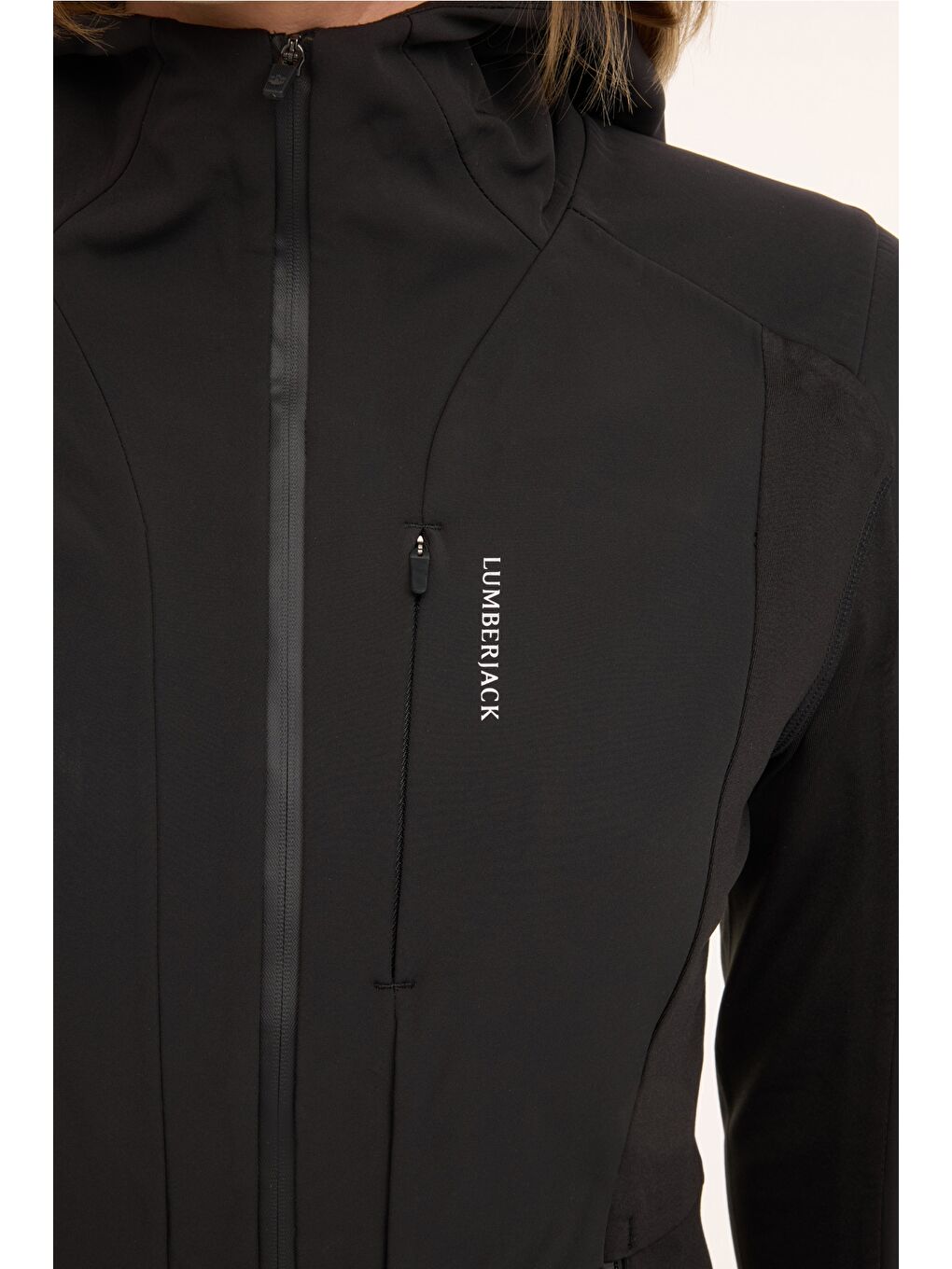 WL ESTER 5GF802 4PR Siyah Kadın Softshell-3