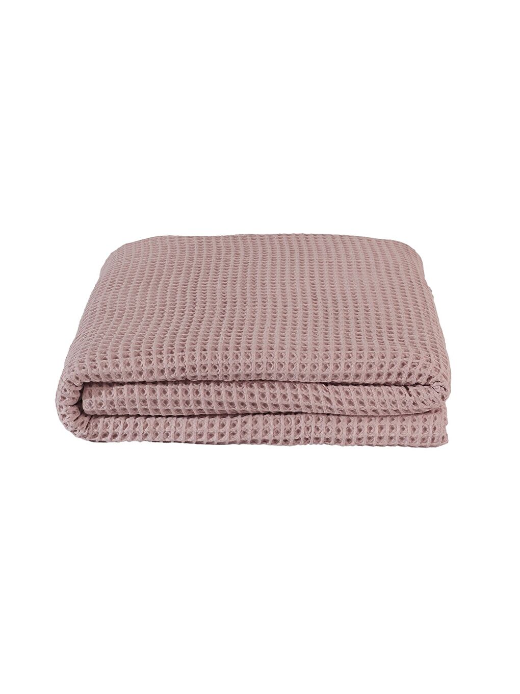 Pembe Ruffle Pike Çift Kişilik (220x240 cm) Pudra-4