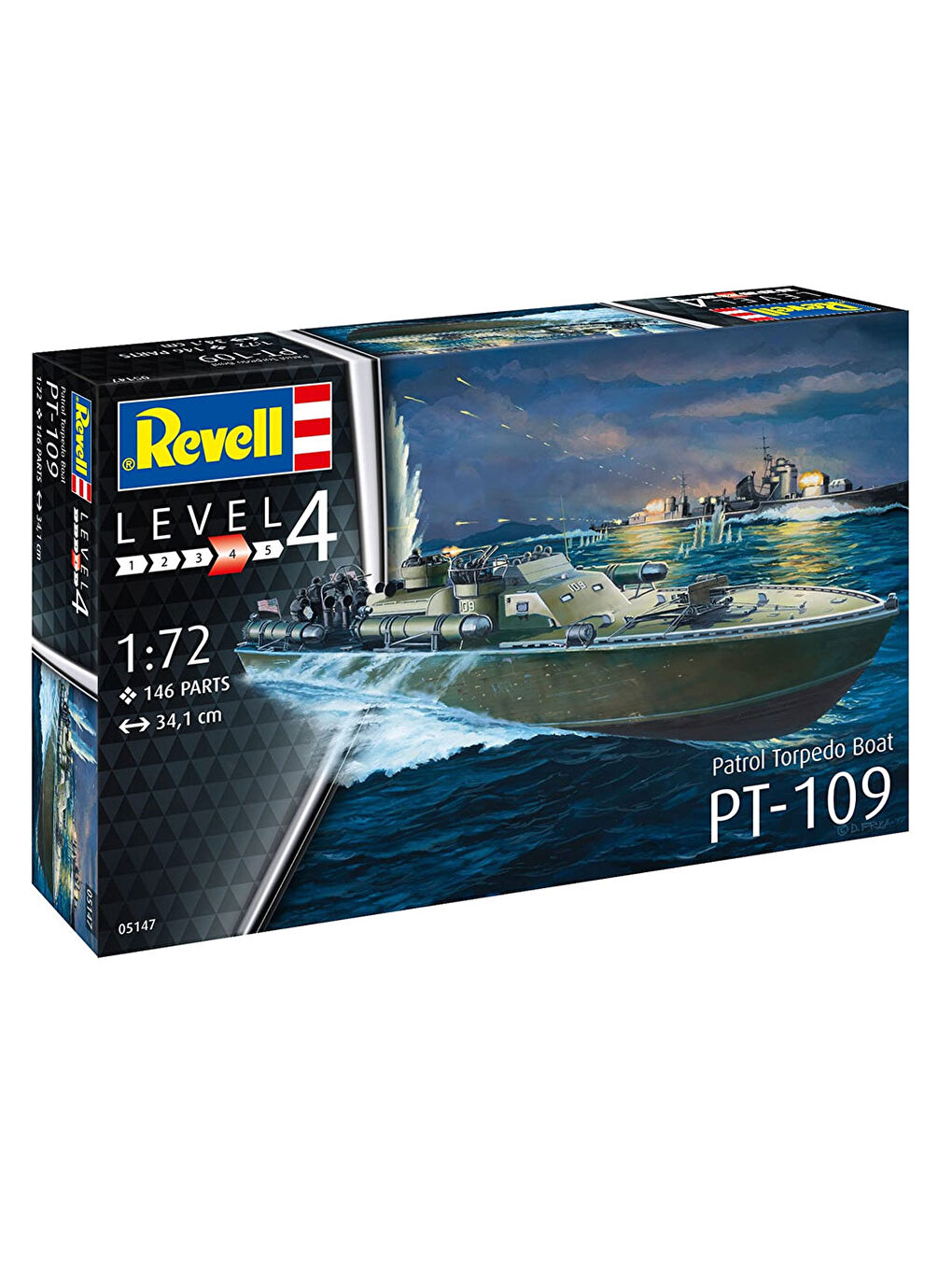 Revell Renksiz Maket Seti Patrol Torpedo Boat PT-109 65147 - 4