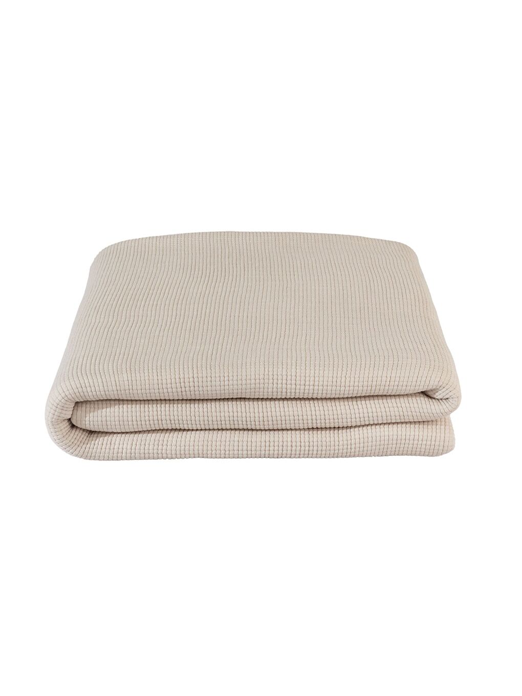Bej Rubby Müslin Pike Tek Kişilik (160x220 cm) Vizon-4