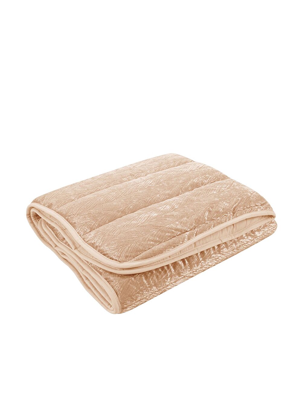 Bej Velvet Bebek Yorgan (150x100 cm) Cappuccino-2
