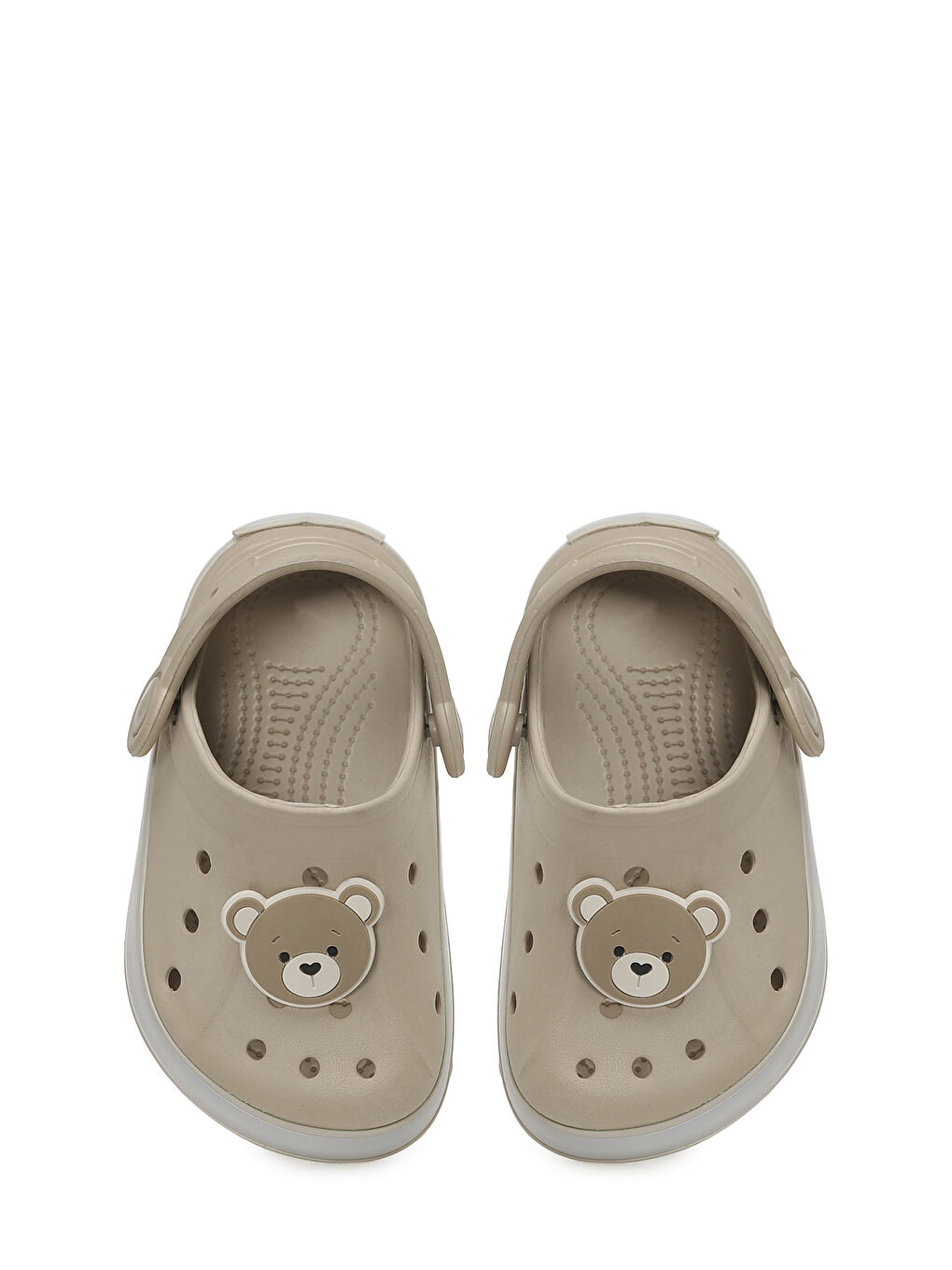 Bej TENYO.B6FX Vizon Erkek Çocuk Sabo Terlik-3