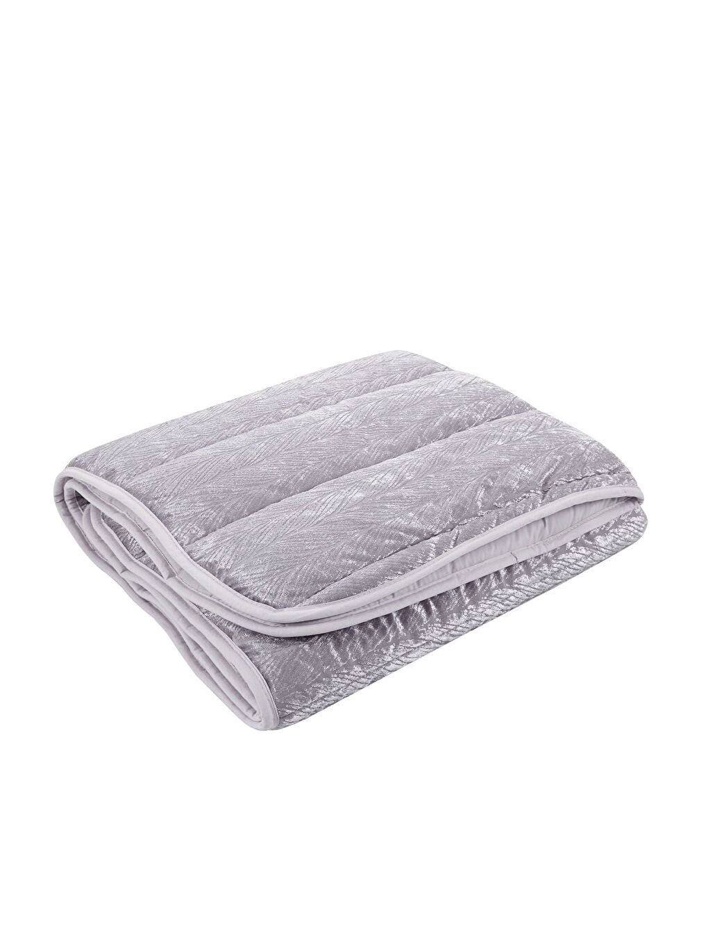 Velvet Bebek Yorgan (150x100 cm) Gri-2