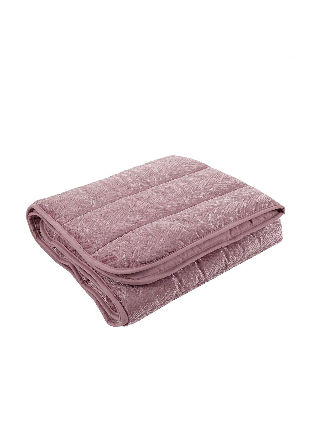 Pembe Velvet Bebek Yorgan (150x100 cm) Gülkurusu-2