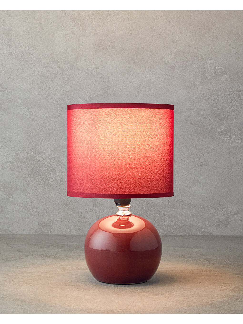 Pansy Abajur 11x11x15 cm Koyu Bordo-1