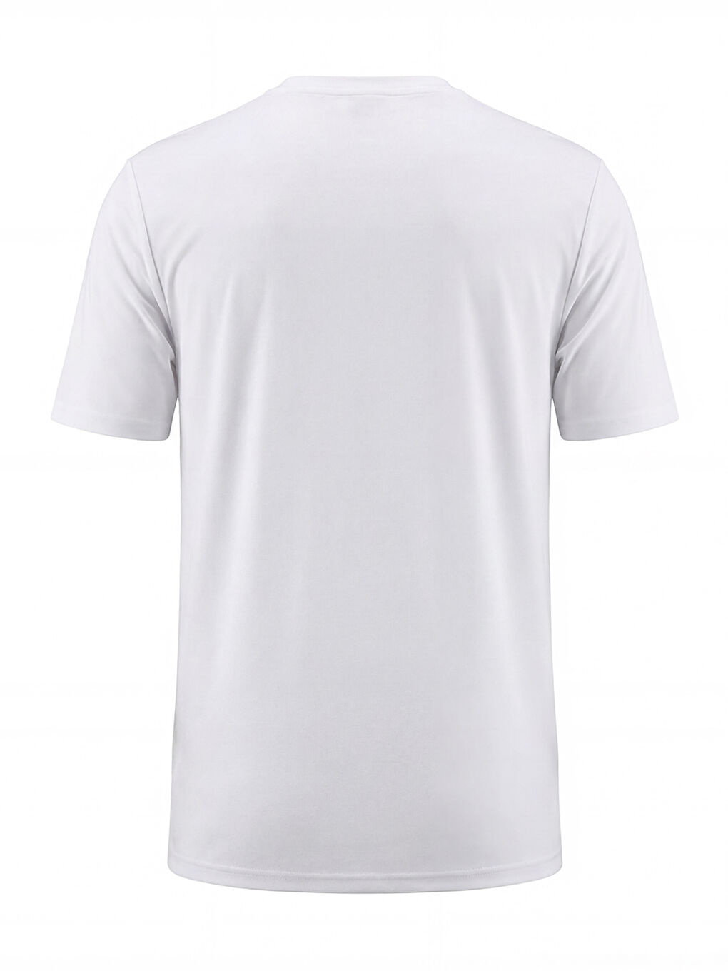 Beyaz ORENDAHILL Erkek Spor Tişört Hızlı Kuruyan Esnek Regular Fit Basic Gym Activewear-2