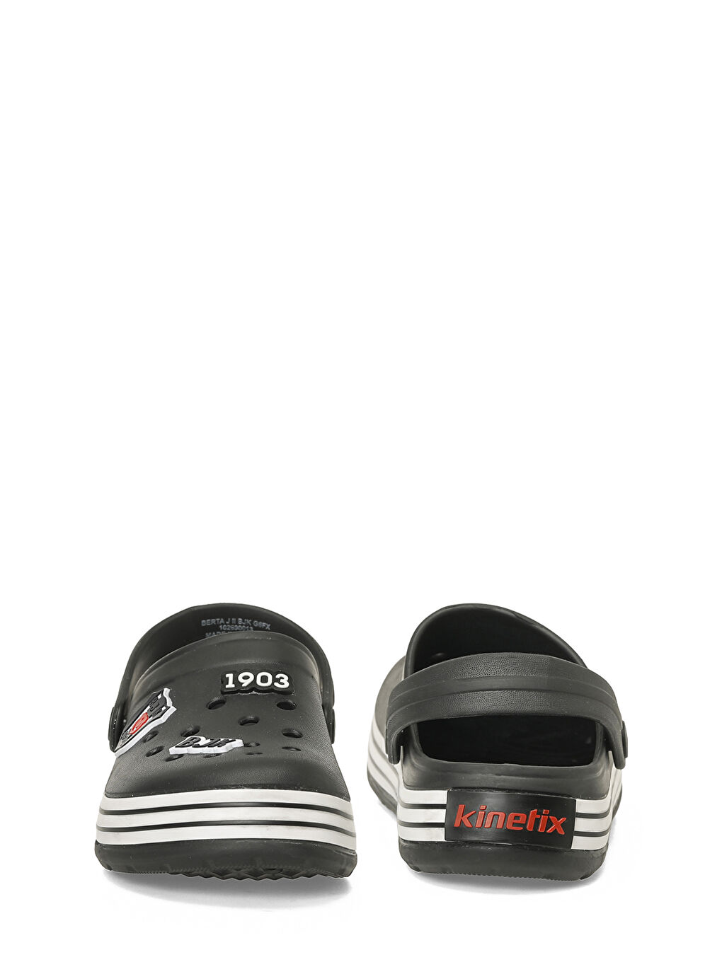 BERTA J II  G Siyah Erkek Çocuk Sabo Terlik-4