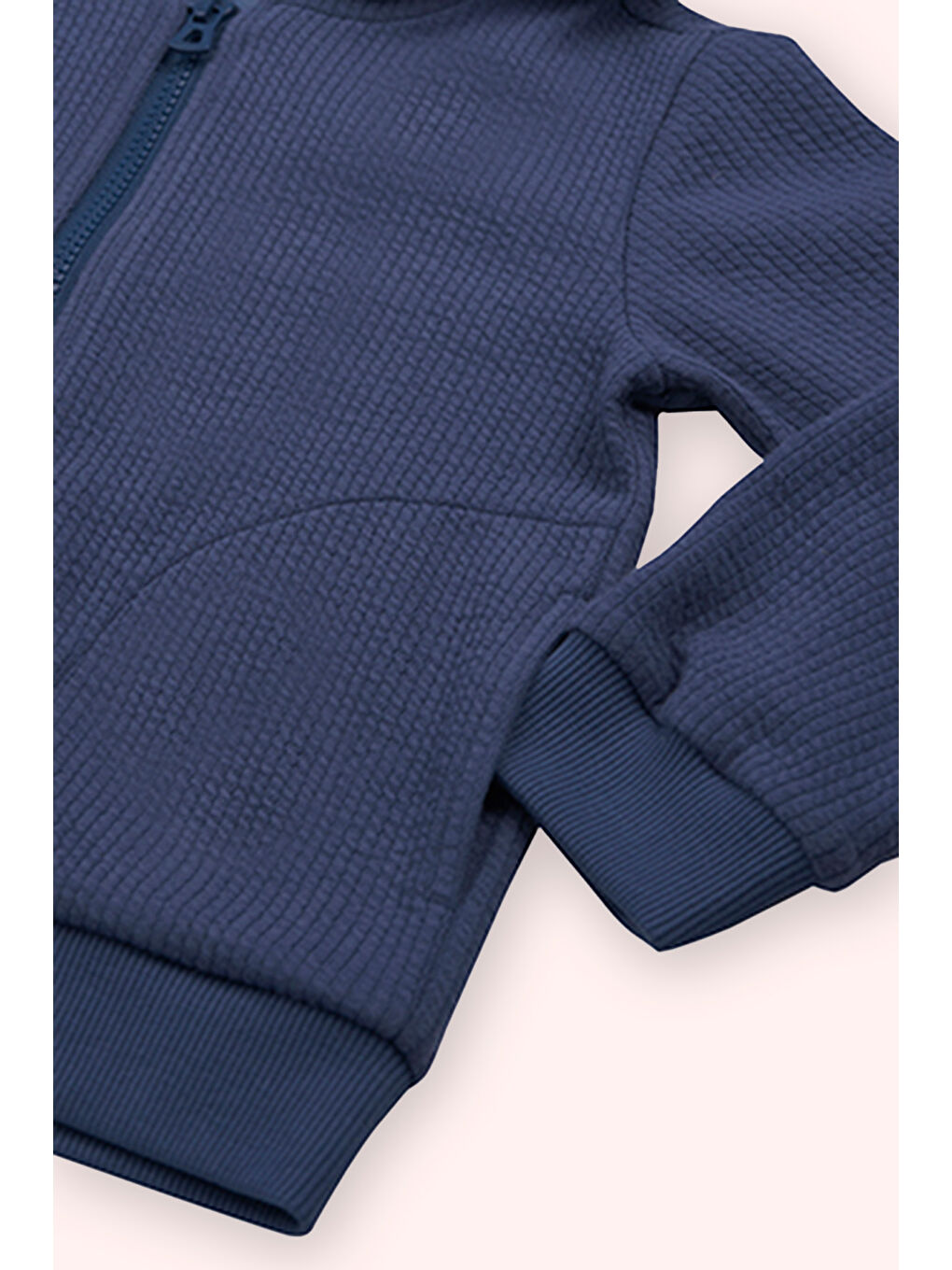 Erkek Çocuk Fermuarlı Sweatshirt Lacivert-2