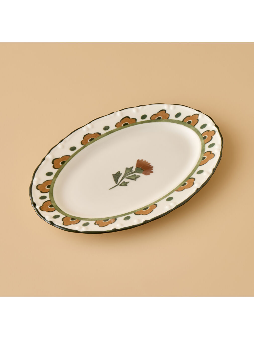 Karışık Tulip Porselen Sunum Tabağı (30 cm)