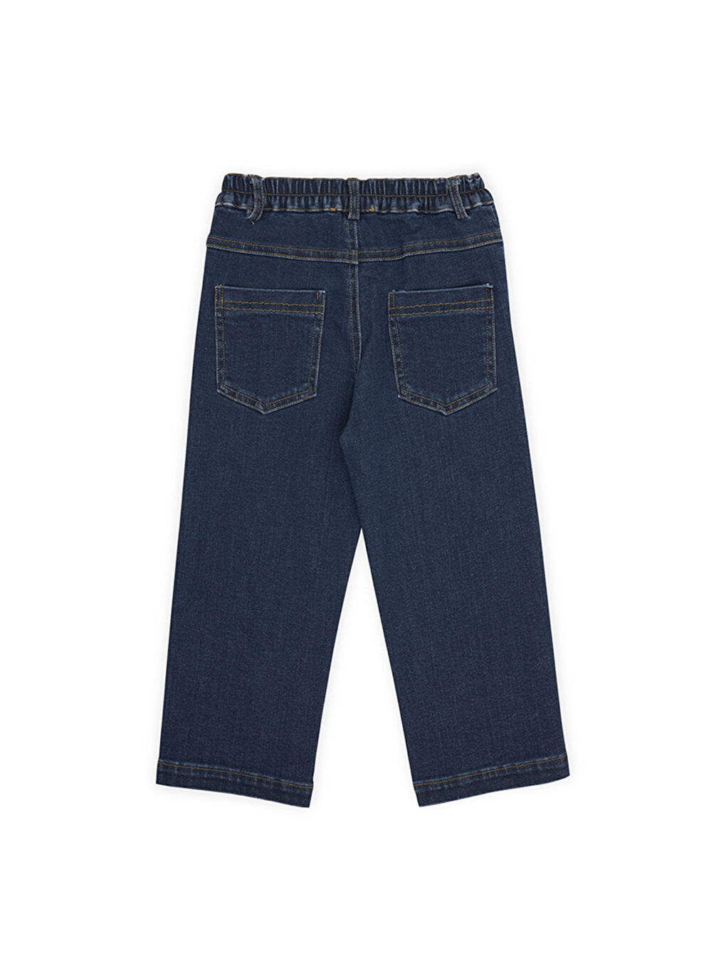 Erkek Çocuk Beli Lastikli Denim Pantolon Lacivert-6