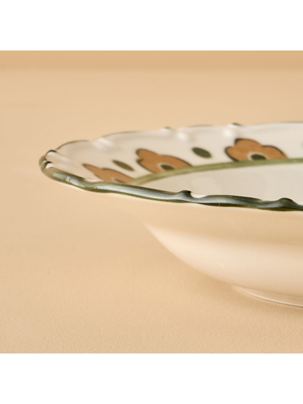 Karışık Tulip Porselen 24 Parça 6 Kişilik Yemek Takımı-1