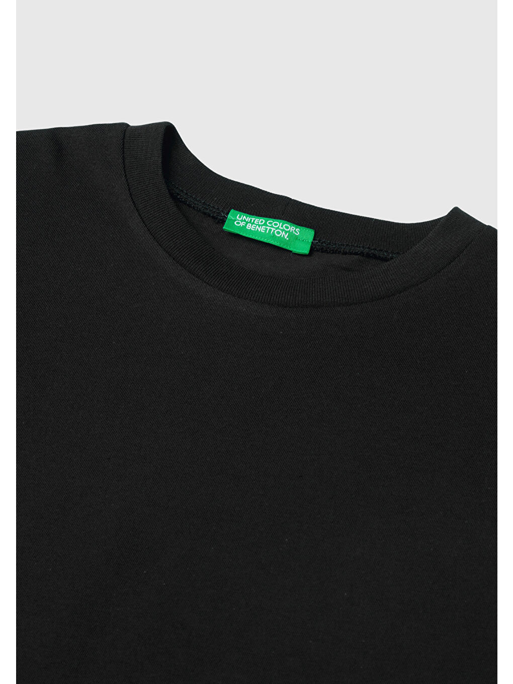 United Colors Of Benetton Erkek Çocuk Siyah Basic Sweatshırt - 2