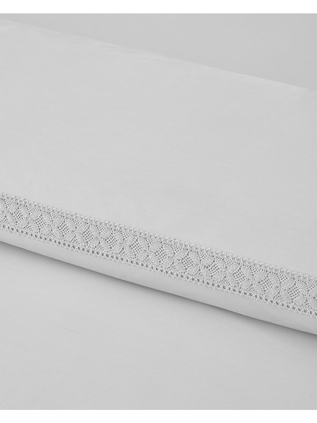 Lace Elegance Kopanakili Perkal Çift Kişilik Nevresim Takımı 200x220 cm Beyaz-2