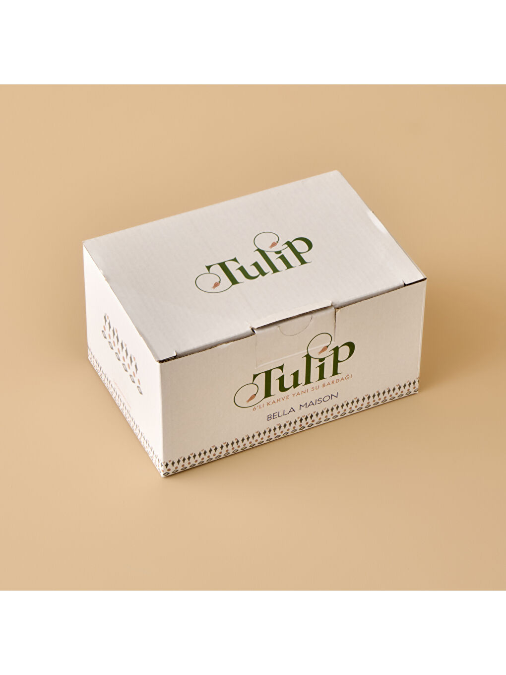 Karışık Tulip 6'lı Kahve Yanı Su Bardağı (100 cc)-2