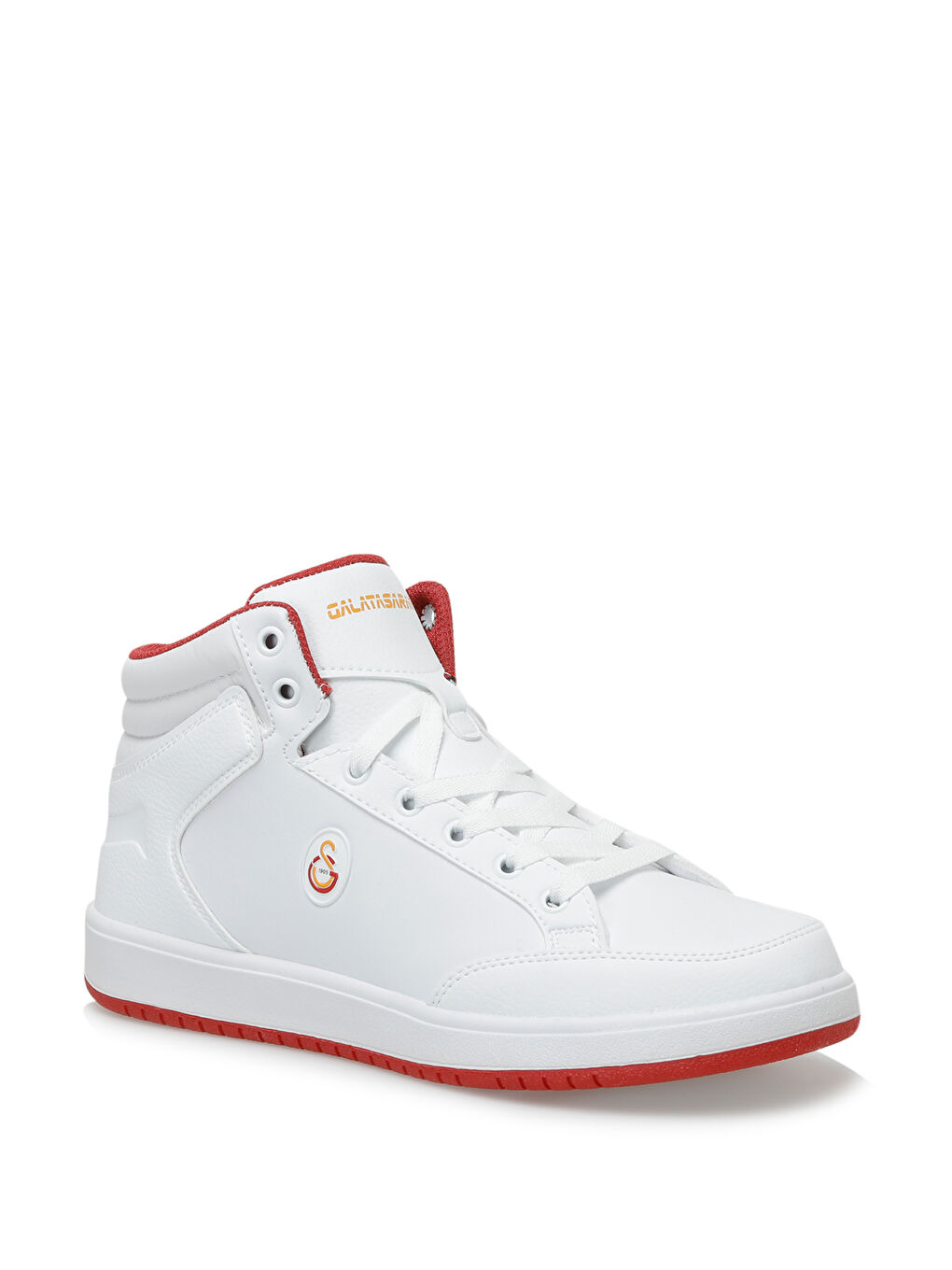 KORT PU HI  2PR Beyaz Erkek High Sneaker-1