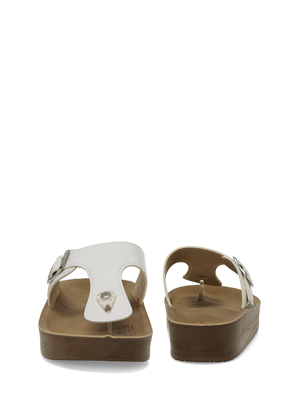 409049.Z Beyaz Kadın Parmak Arası Terlik-4