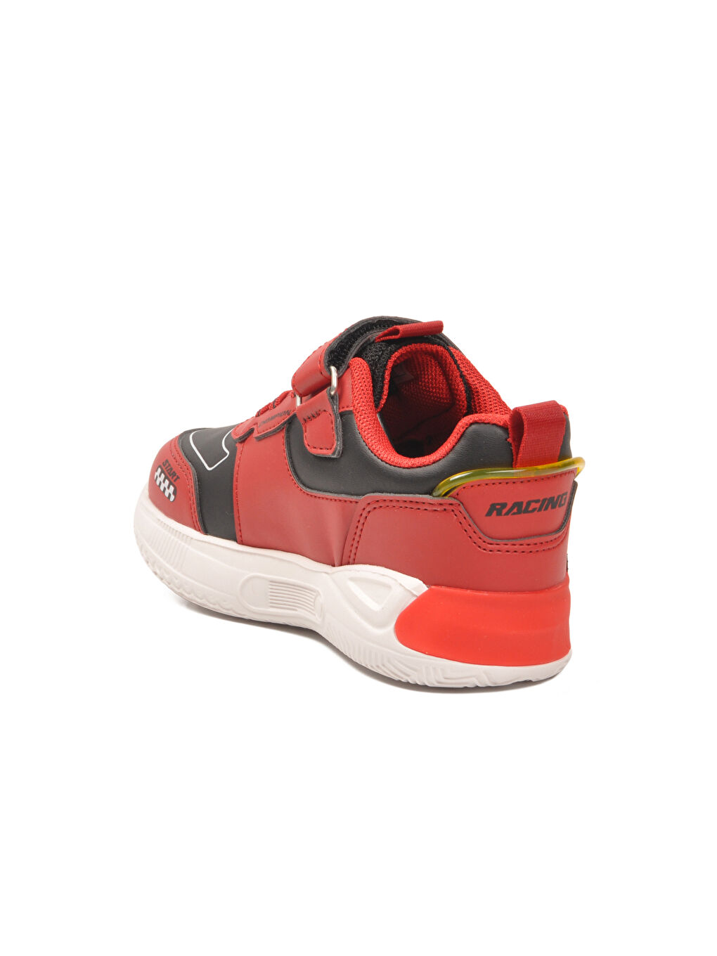 Kırmızı Cırtlı Hafif Erkek Çocuk Spor Ayakkabı Racing P-3