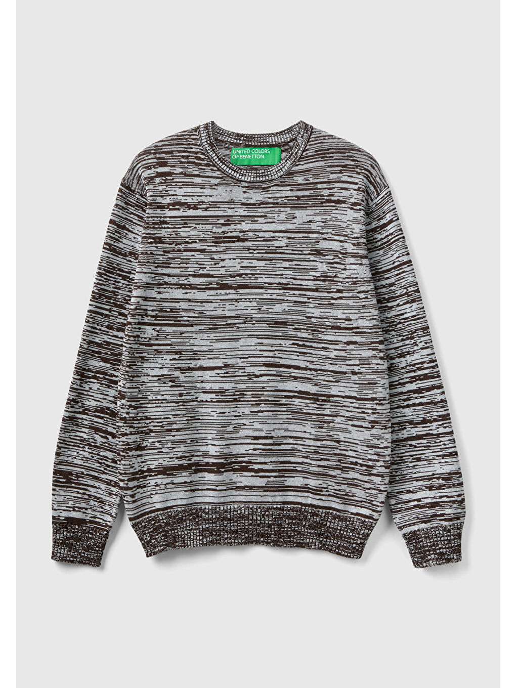 Erkek Koyu Kahverengi %100 Pamuk Mulin Kazak-1