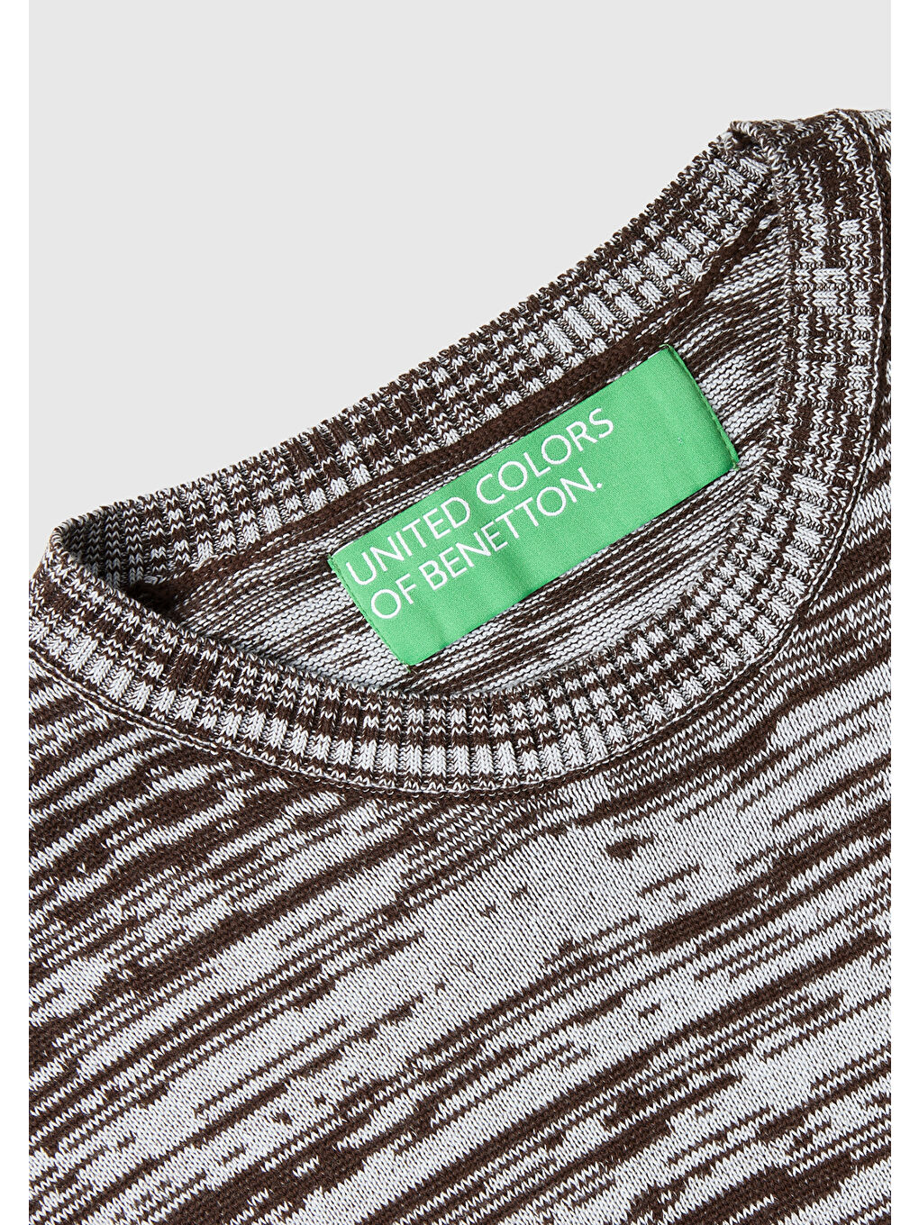 Erkek Koyu Kahverengi %100 Pamuk Mulin Kazak-5