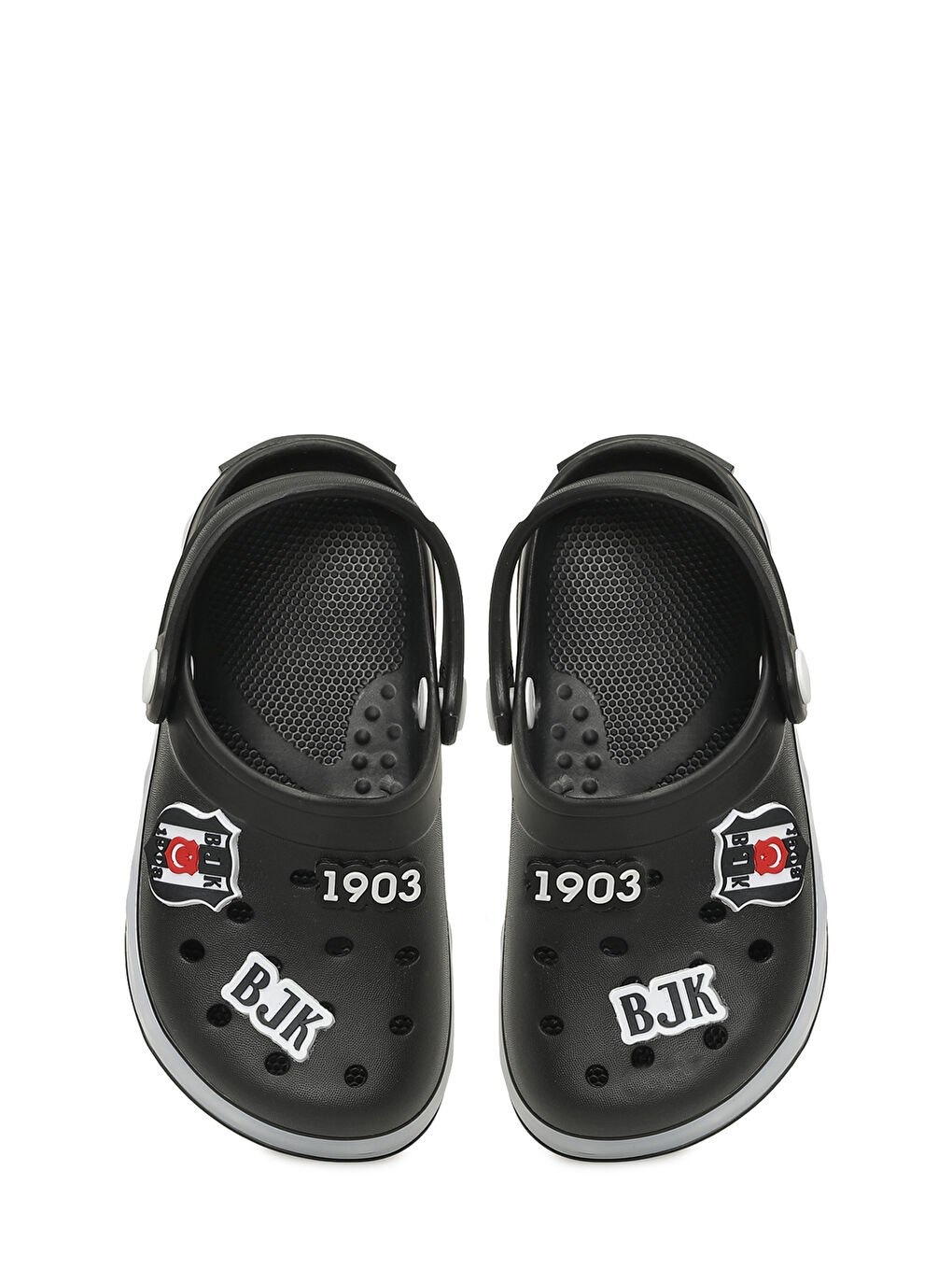 BERTA J II  P Siyah Erkek Çocuk Sabo Terlik-3