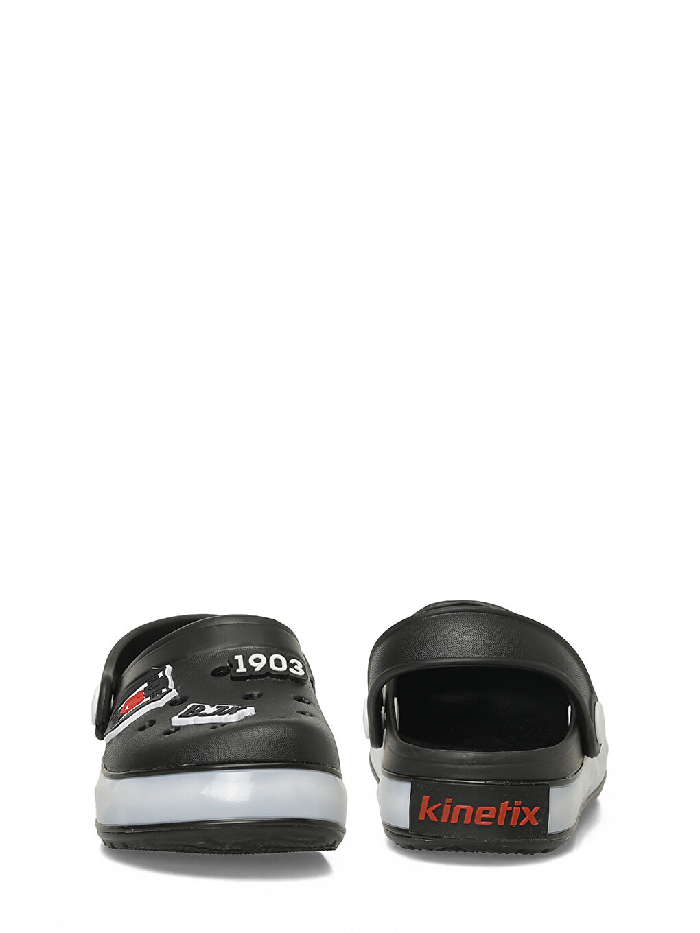 BERTA J II  P Siyah Erkek Çocuk Sabo Terlik-4