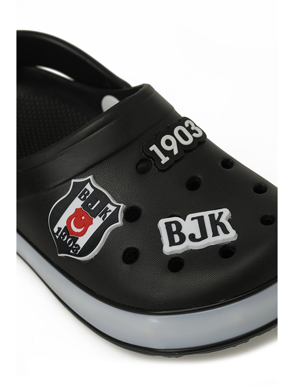 BERTA J II  P Siyah Erkek Çocuk Sabo Terlik-6