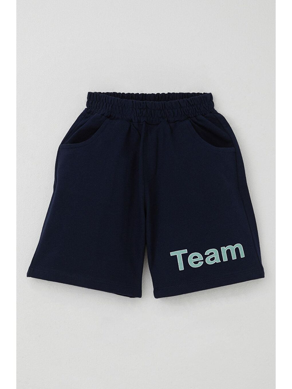 Turkuaz Erkek Çocuk Şortlu Takım Zıp Zıp Dinozor Takımı Su Yeşili (2-6 Yaş)-2