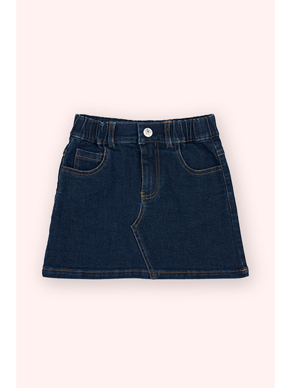 Kız Çocuk Denim Etek Lacivert