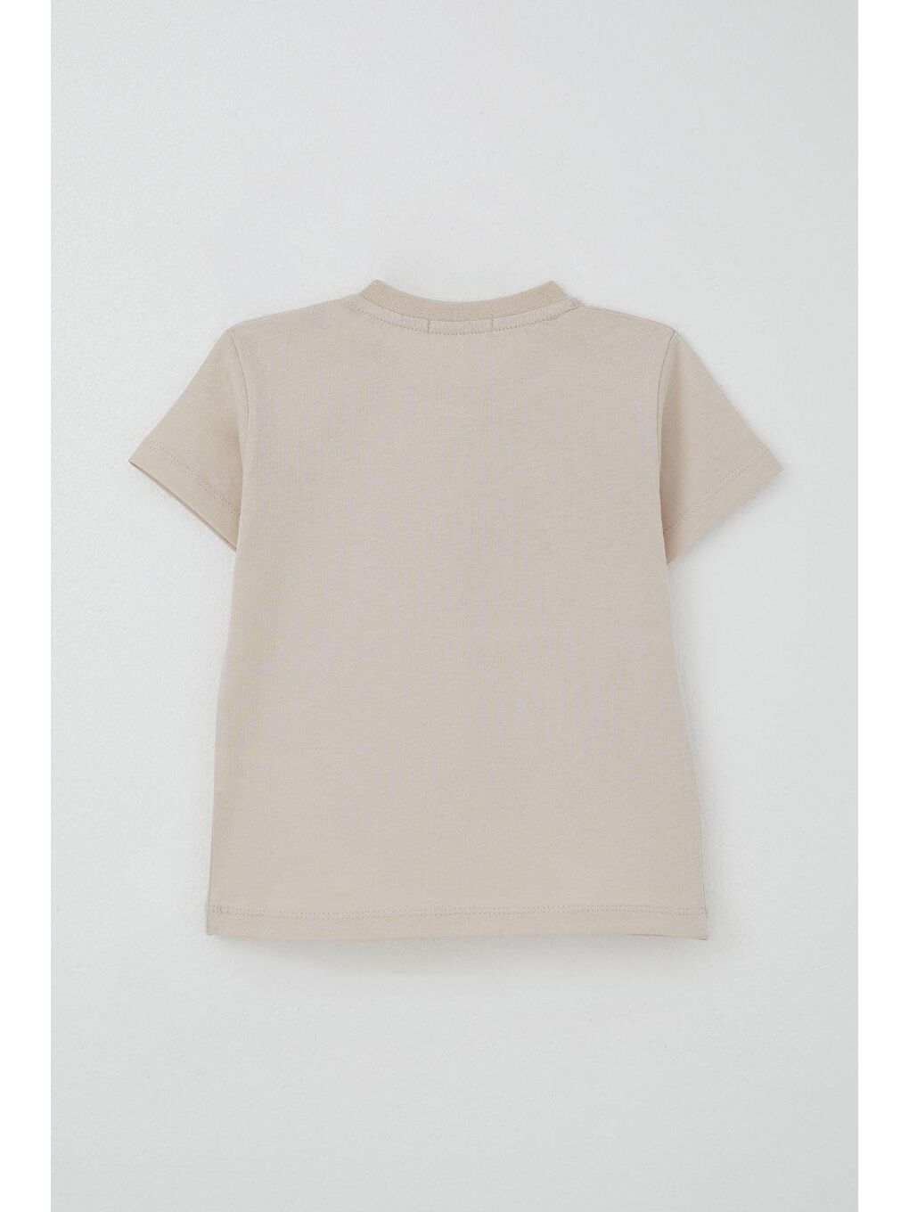 Erkek Bebek Şortlu Takım Sevimli Ayıcık Baskılı Bej (9 Ay-3 Yaş)-3