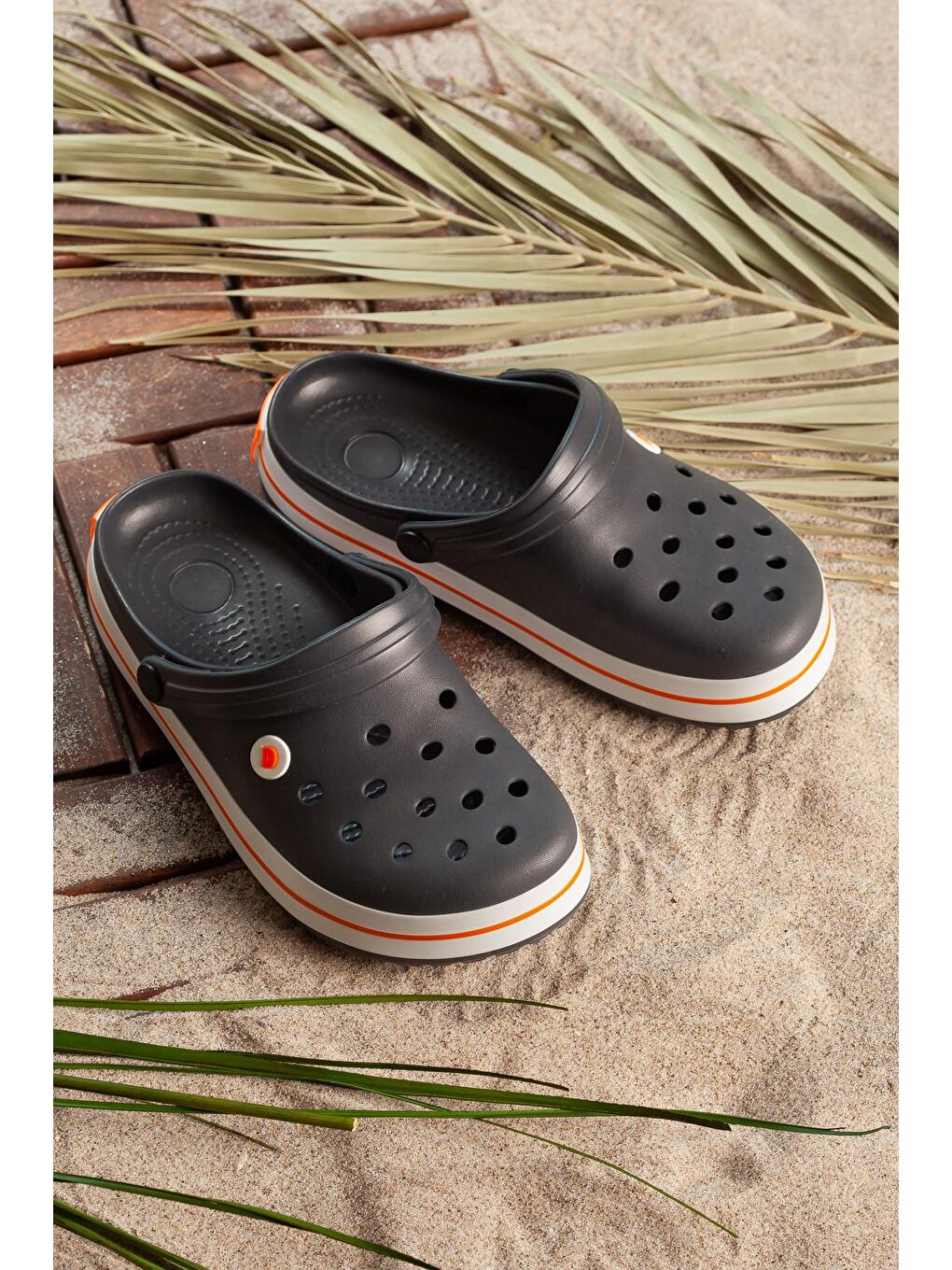 Gri D0079 Günlük  Unisex Terlik