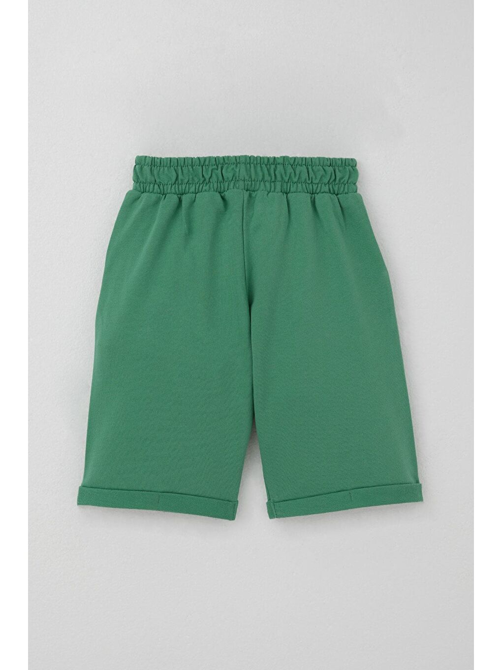 Erkek Bebek Şortlu Takım İş Makinası Baskılı Bej (1-2 Yaş)-4