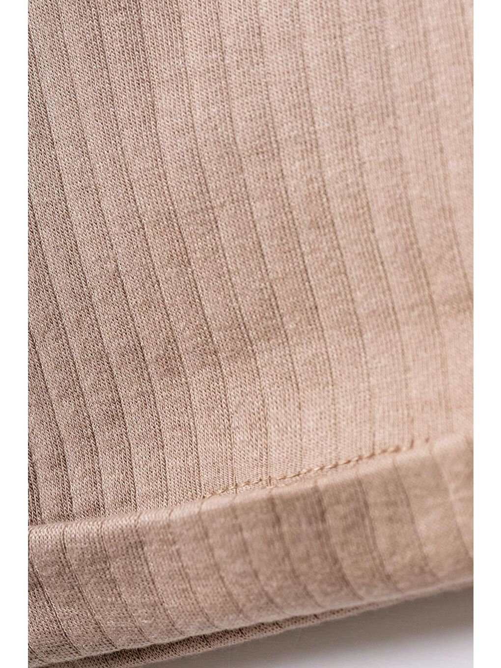 Bej Bebek Kısa Kollu Tişört ve Pantolon Takımı, %100 Pamuk, Bebek ve Yenidoğan Serisi - CSYM31113-4