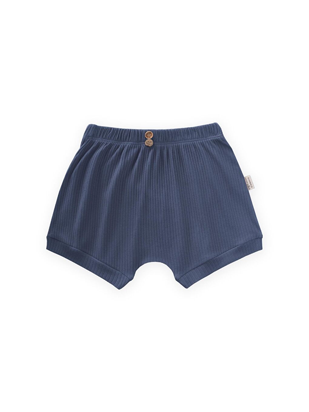 Basic Manşetli Şort 0-3 Yaş Lacivert