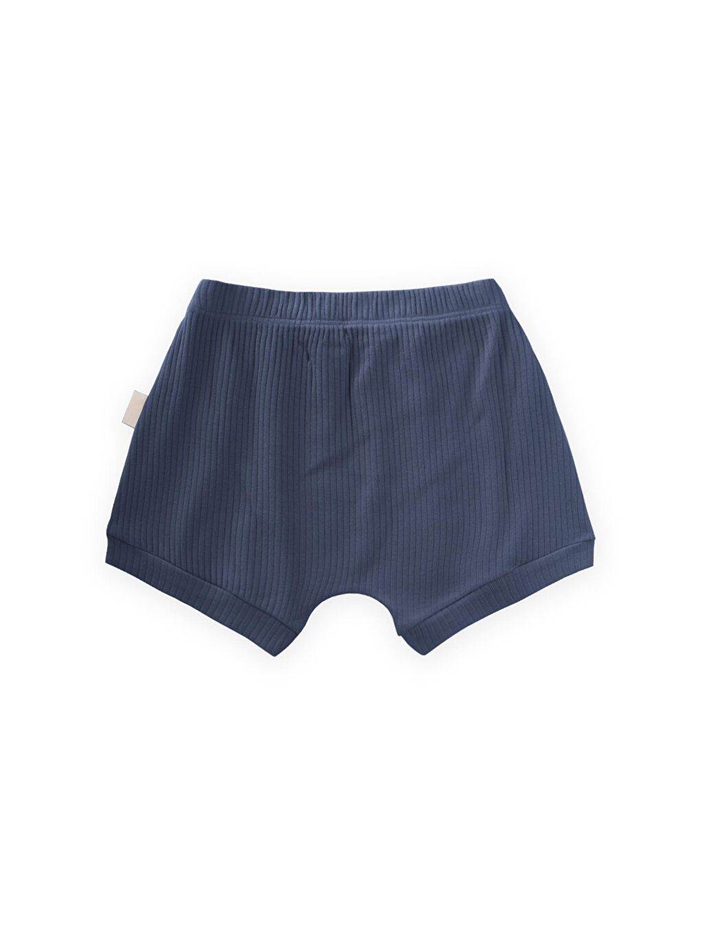 Basic Manşetli Şort 0-3 Yaş Lacivert-1