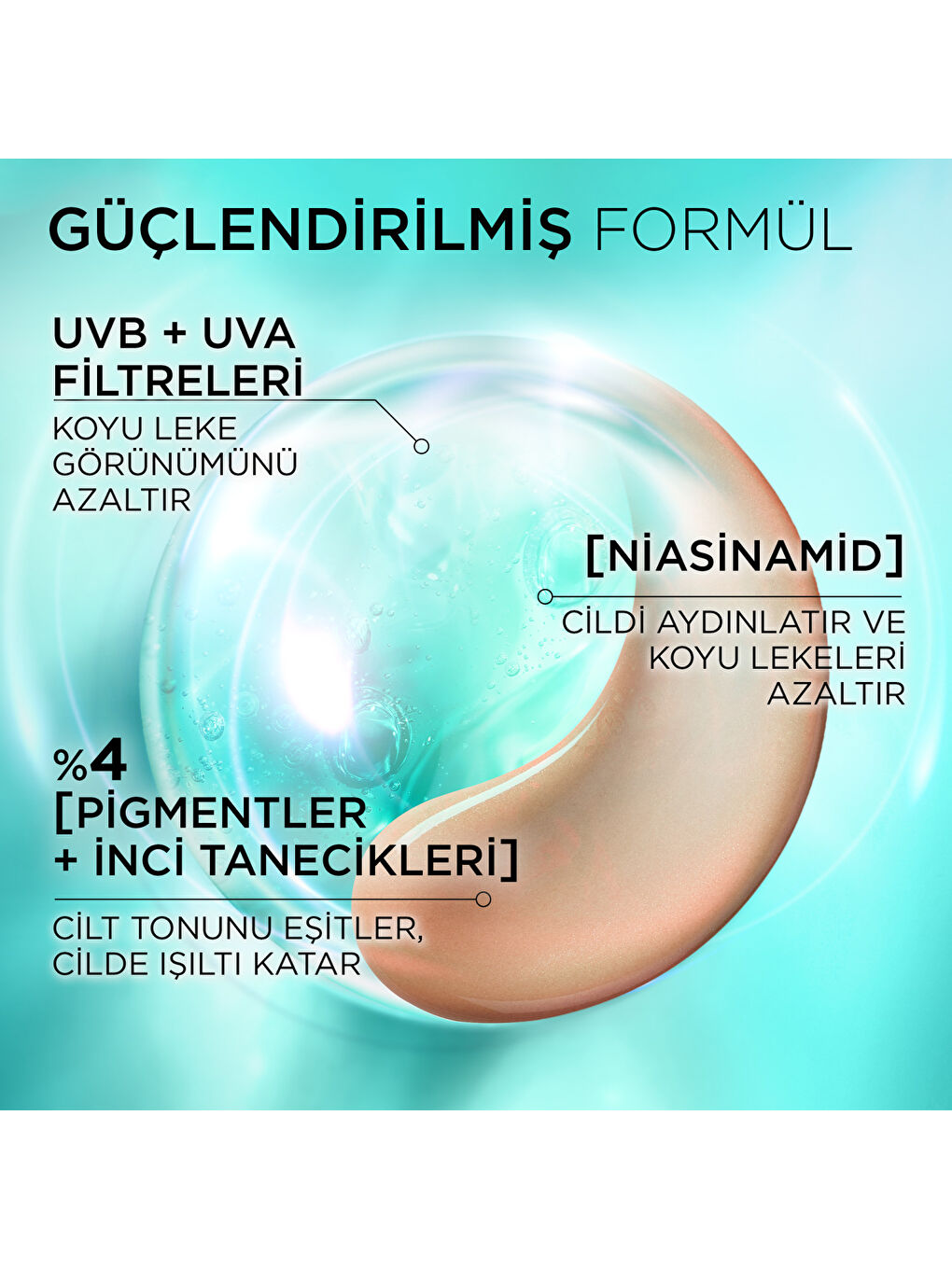 Bright Reveal Spf 50+ Koyu Leke Karşıtı Renkli Fluid Günlük Yüz Güneş Kremi 50 ml - Light-3