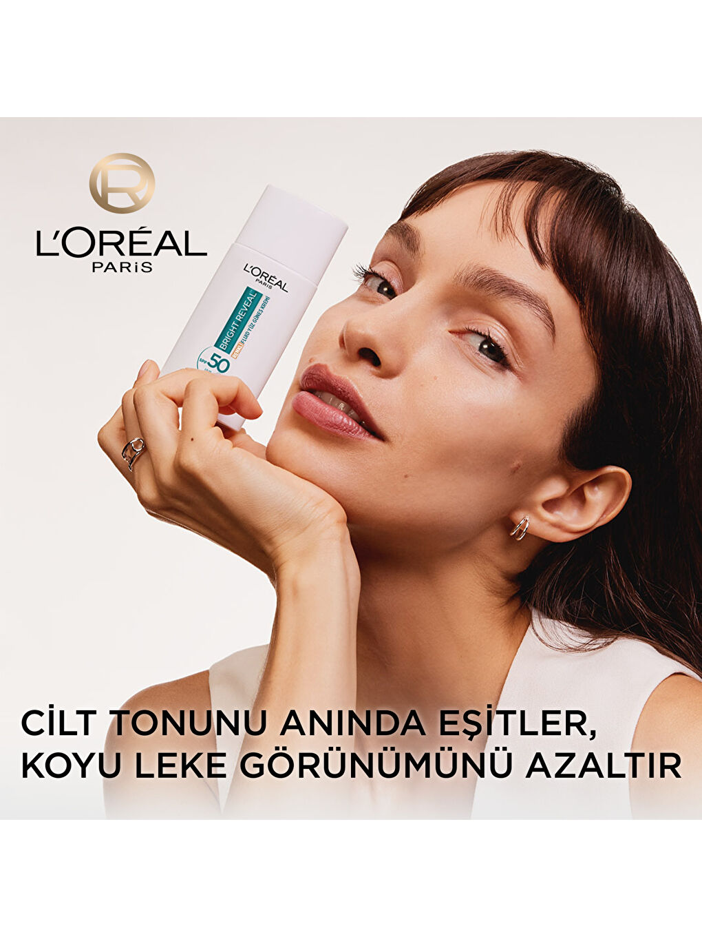 Bright Reveal Spf 50+ Koyu Leke Karşıtı Renkli Fluid Günlük Yüz Güneş Kremi 50 ml - Light-6
