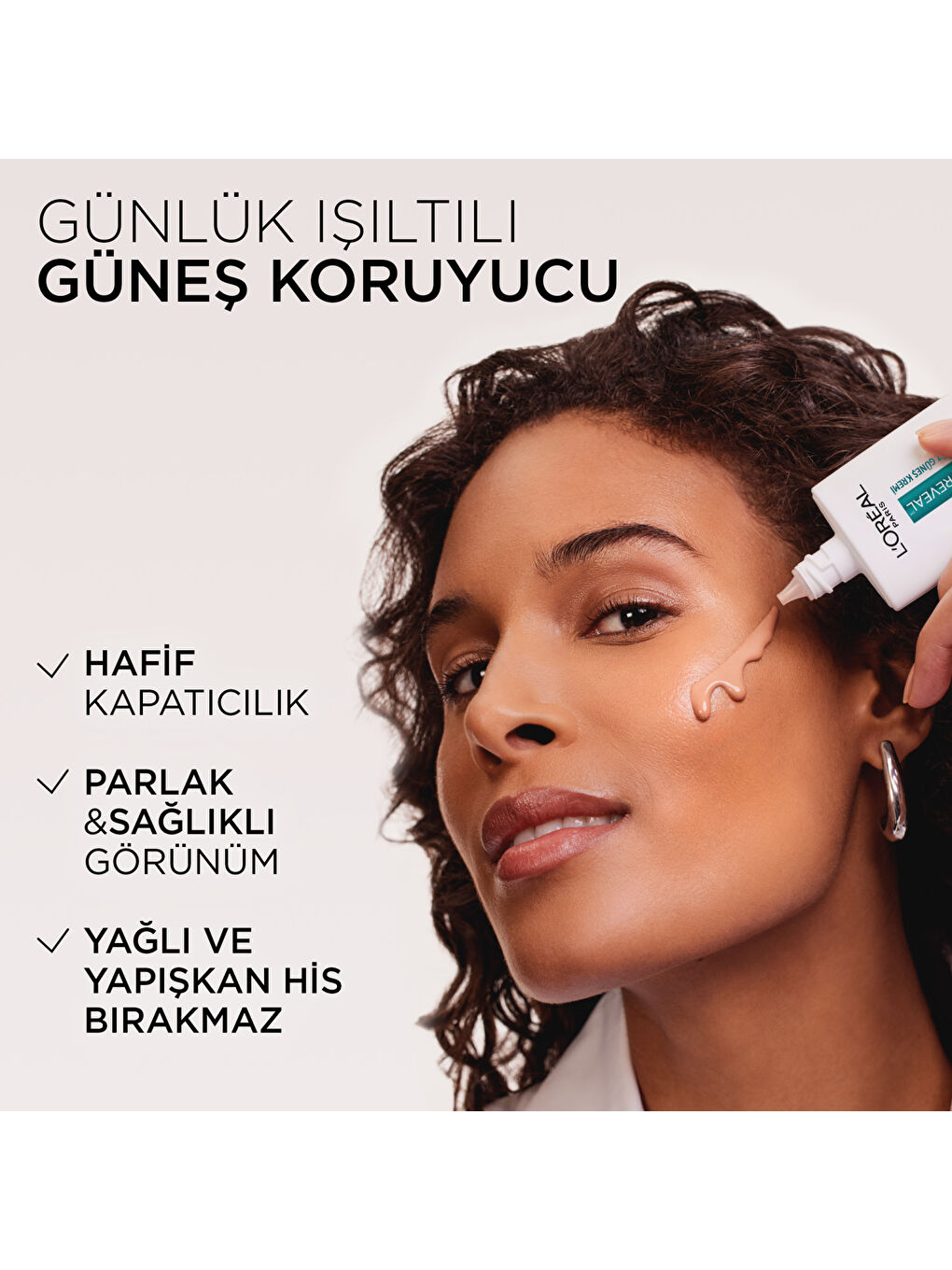 Bright Reveal Spf 50+ Koyu Leke Karşıtı Renkli Fluid Günlük Yüz Güneş Kremi 50 ml - Medium-1