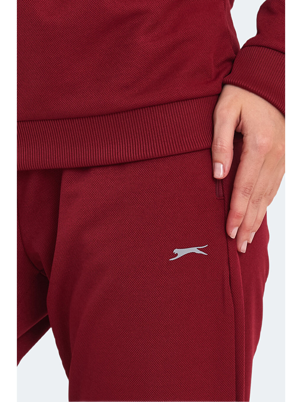 SLAZENGER OLINDA Kadın Eşofman Takımı Bordo - 5