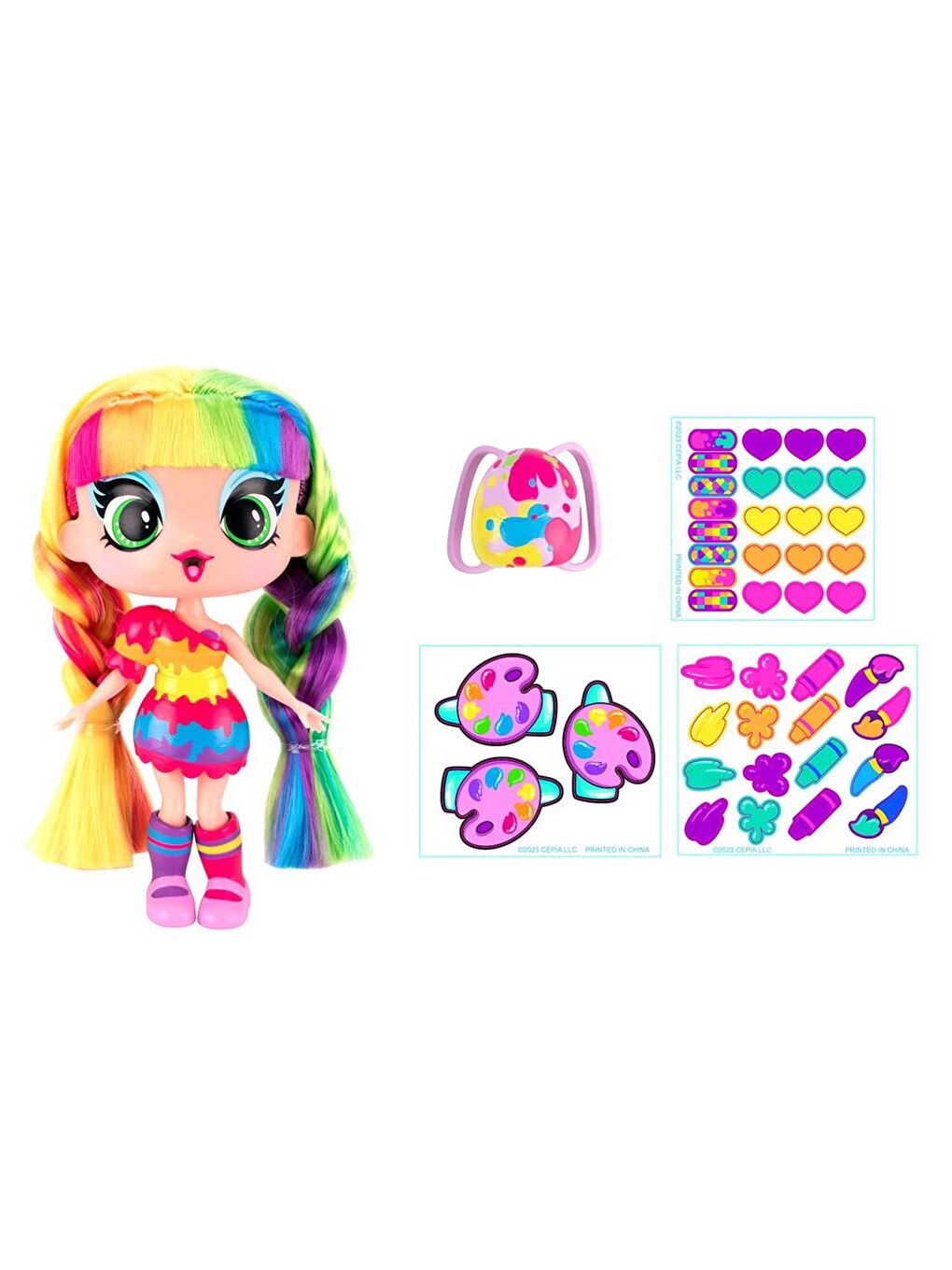 15cm Moda Bebek ve Oyun Seti D1009-3