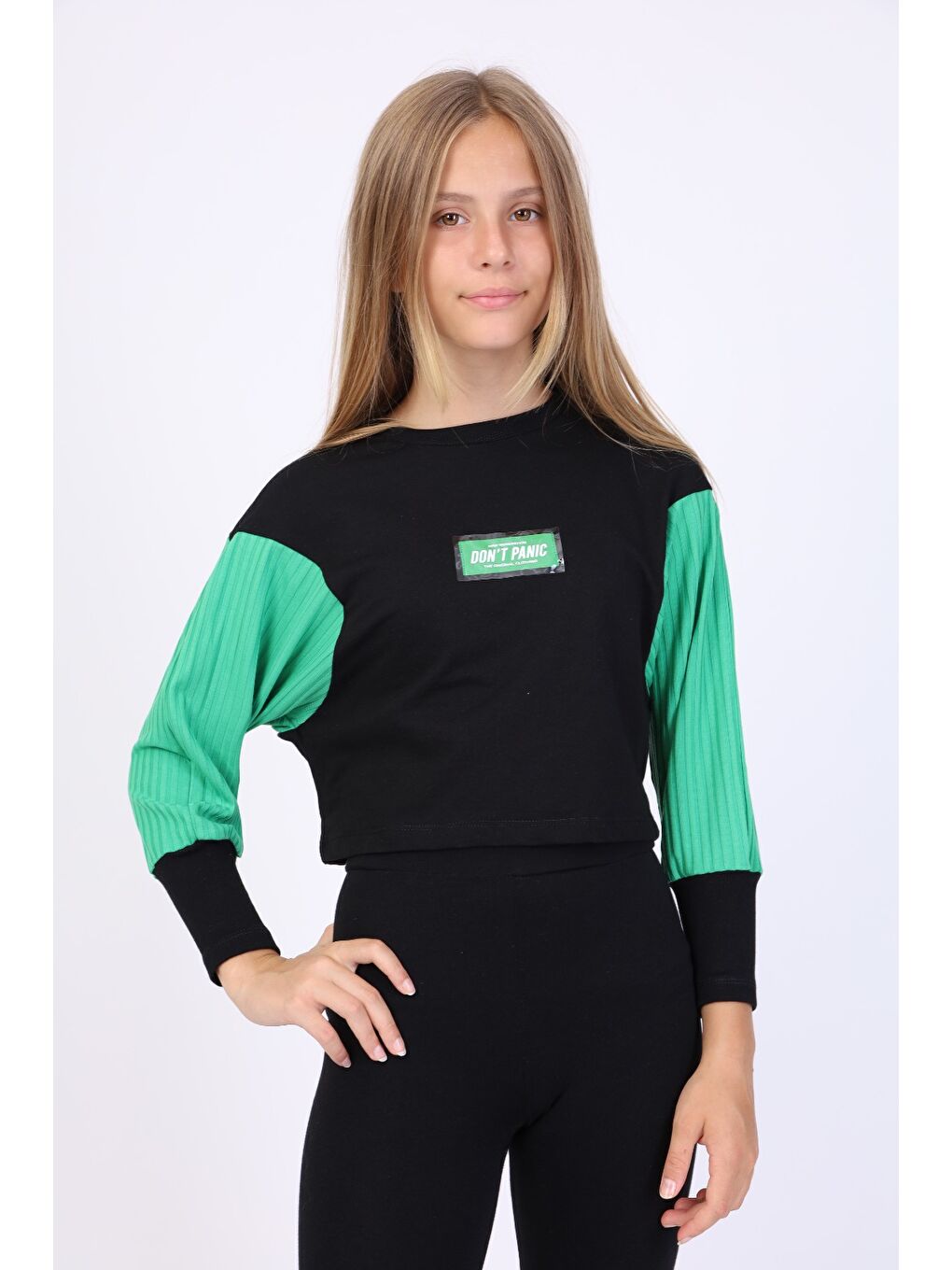 Siyah Kız Çocuk Sweatshirt