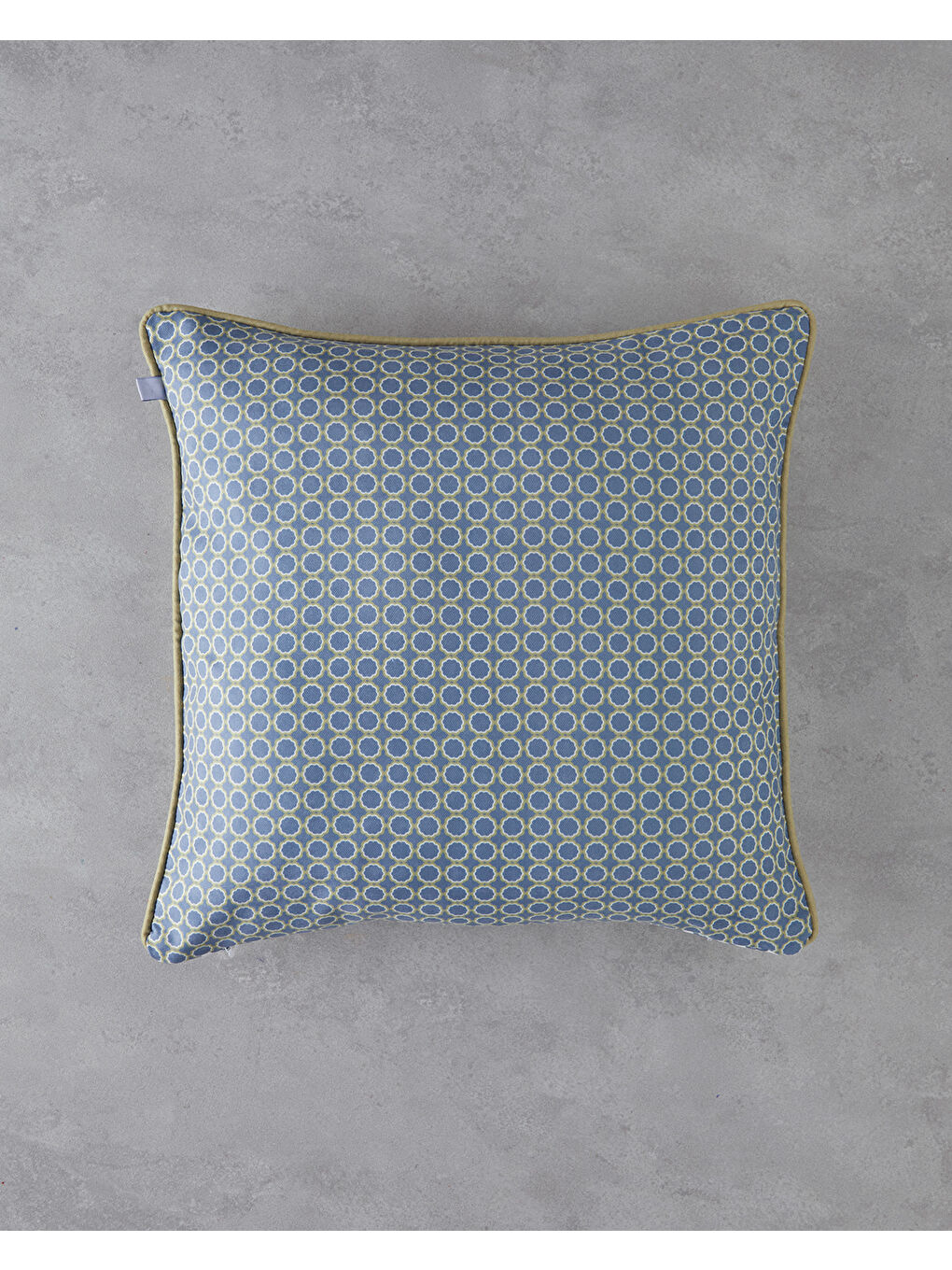 Vertex Çift Taraflı Kırlent Kılıfı 45x45 cm Lacivert – Yeşil-1