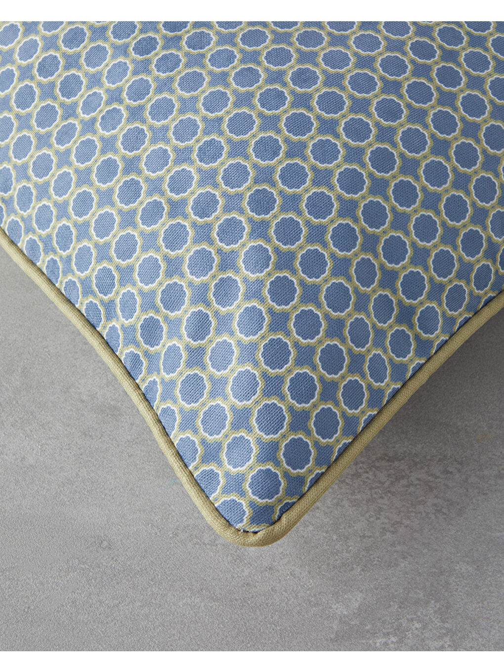 Vertex Çift Taraflı Kırlent Kılıfı 45x45 cm Lacivert – Yeşil-3