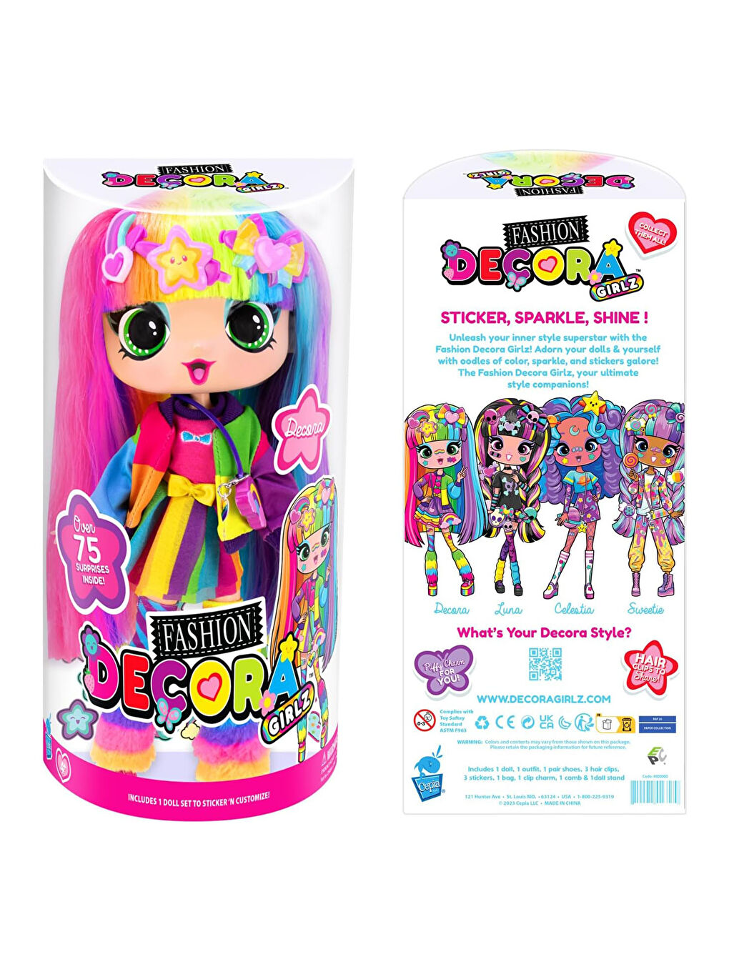 Büyük Moda Bebek 28cm - Decora-4