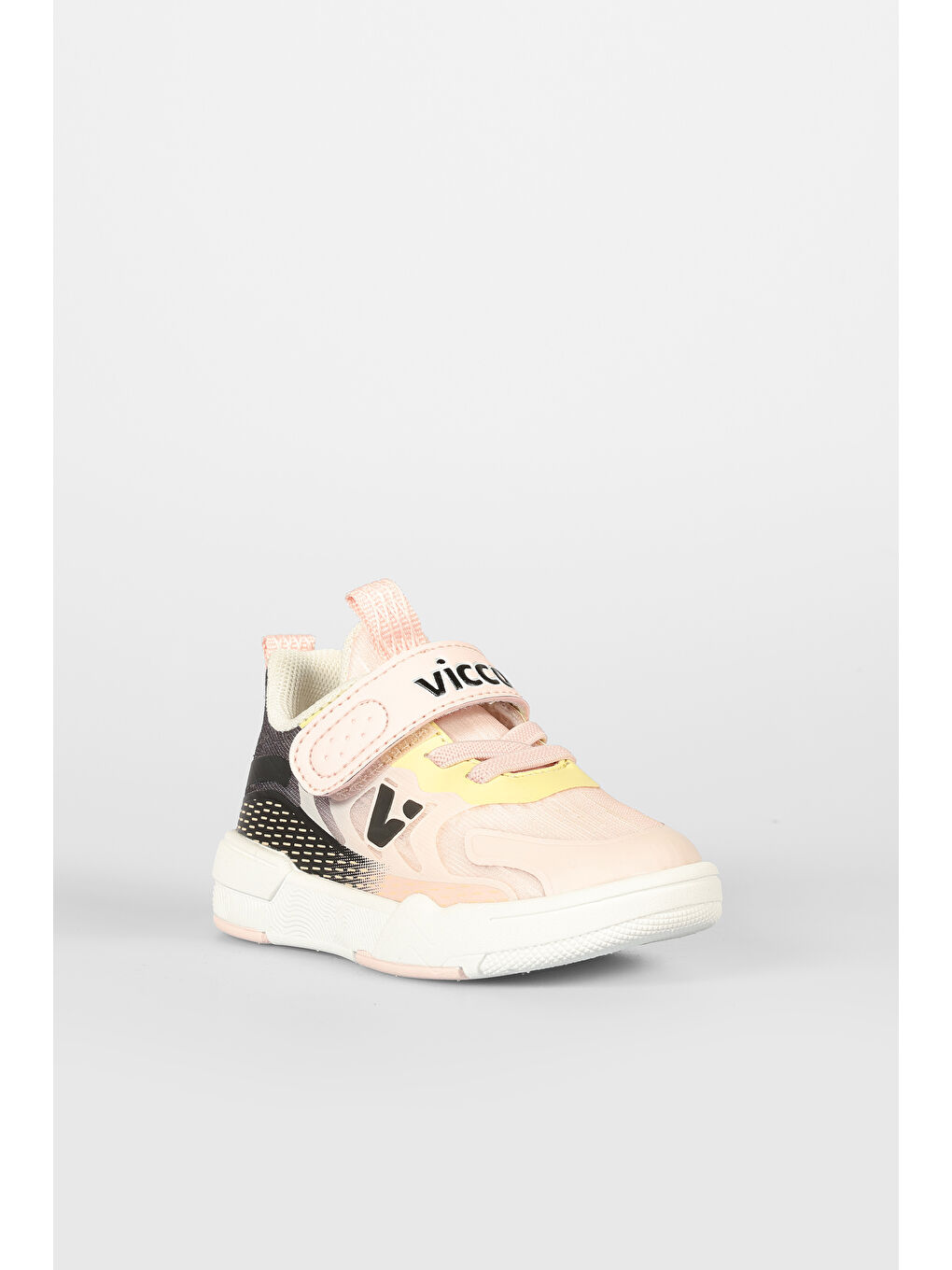 Pembe Daphne Baskılı Kız Bebek Pudra Sneaker-2