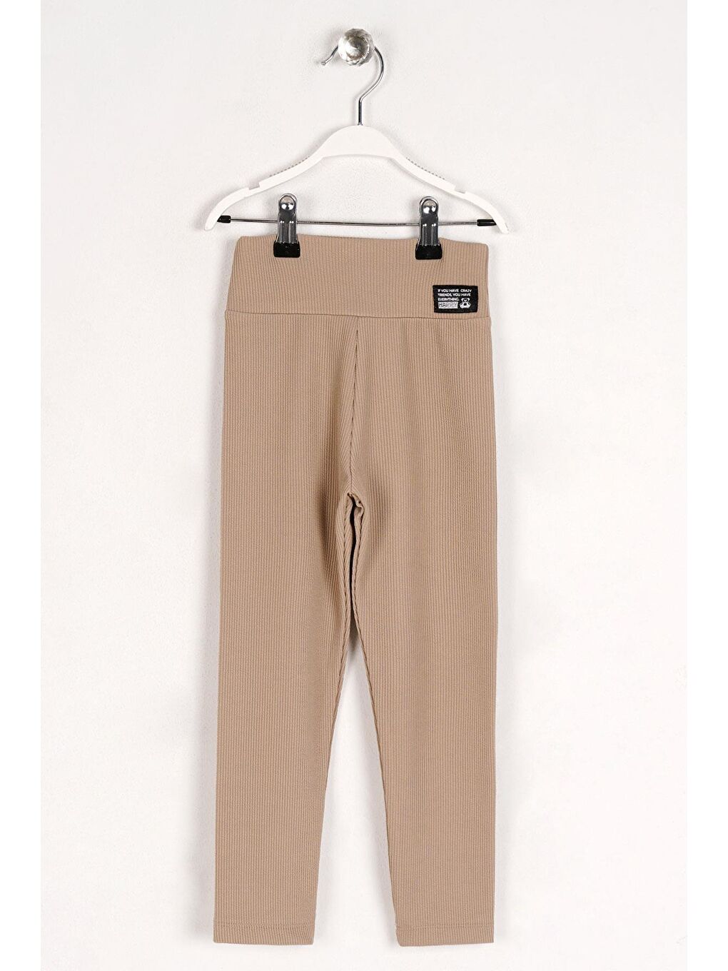 Fitilli Bej Renk Kız Çocuk Tayt