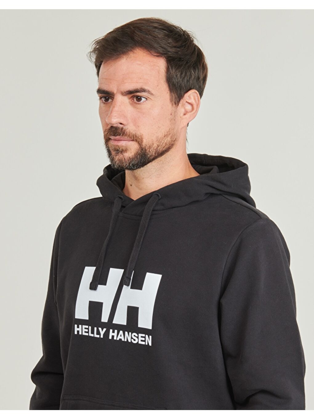 Helly Hansen Siyah HH Logo 2 0 Kapüşonlu Erkek Sweatshirt HHA 30394 949 - 3