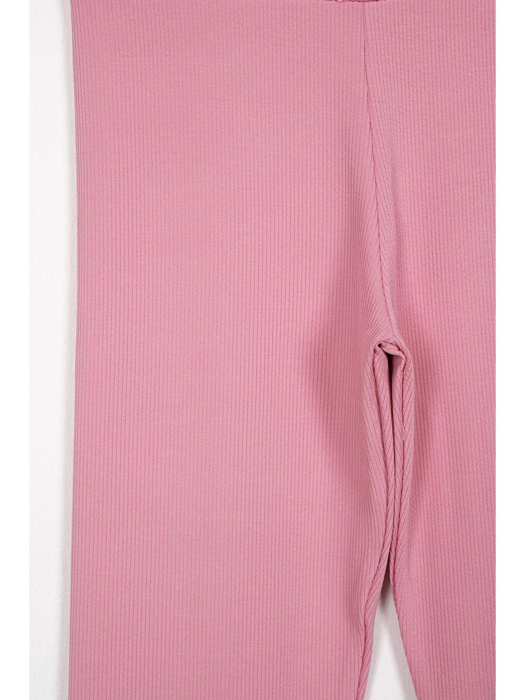 Fitilli Pembe Renk Kız Çocuk Tayt-1