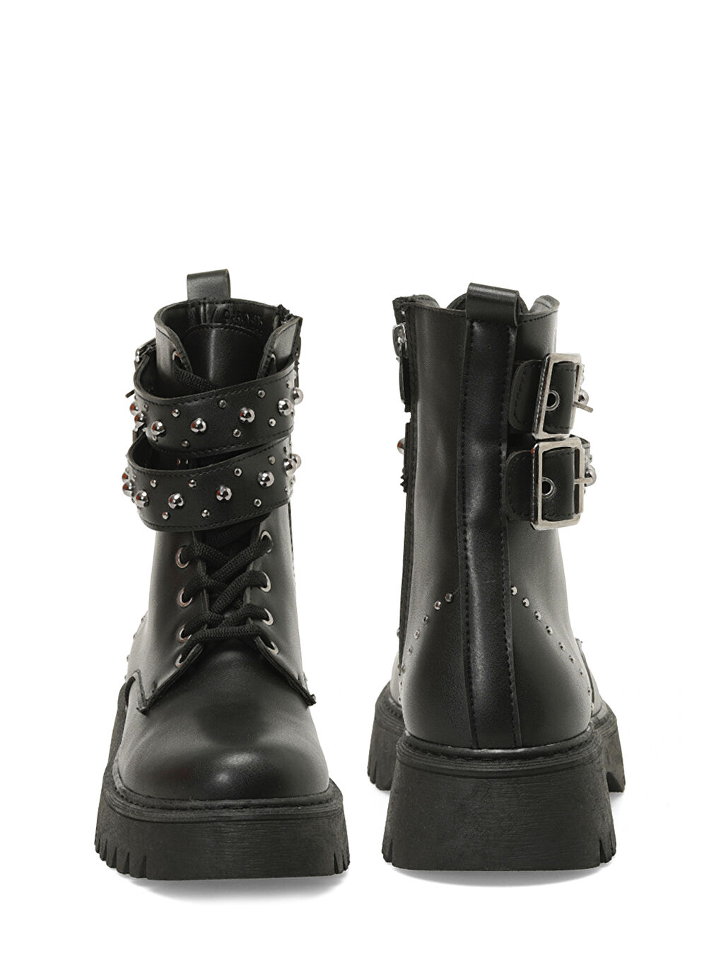 DARCY 4PR Siyah Kadın Rock Bot-4