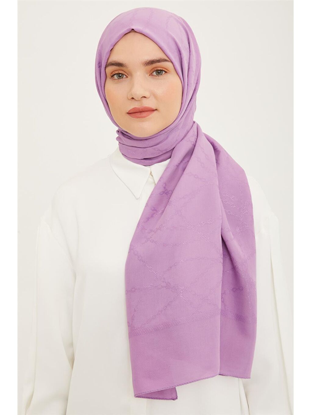 Lila Trend Hazan Şal 1 22027