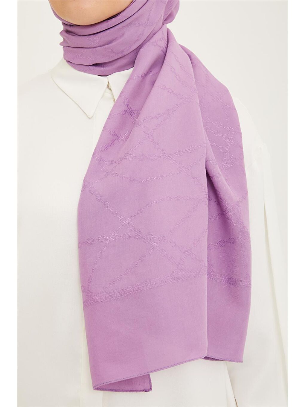 Lila Trend Hazan Şal 1 22027-1